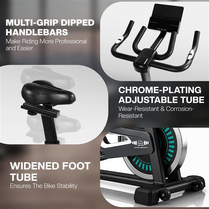 Exercise Bike Cardio Cycle Indoor Training Flywheel 10KG Fitness Spinning Bike