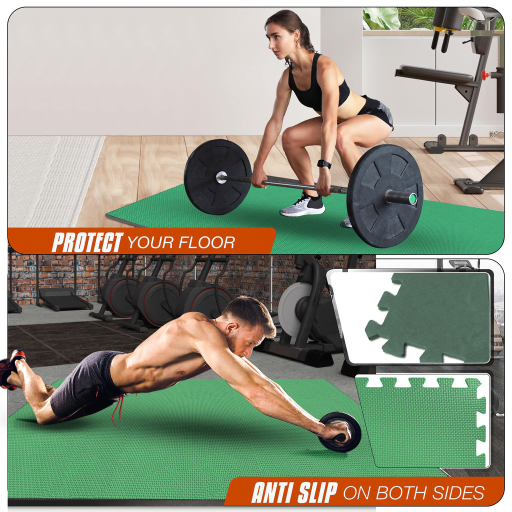 EVA INTERLOCKING FLOOR MATS SOFT FOAM GYM FLOORING MAT YOGA TILES 25 MM 60X60Cm