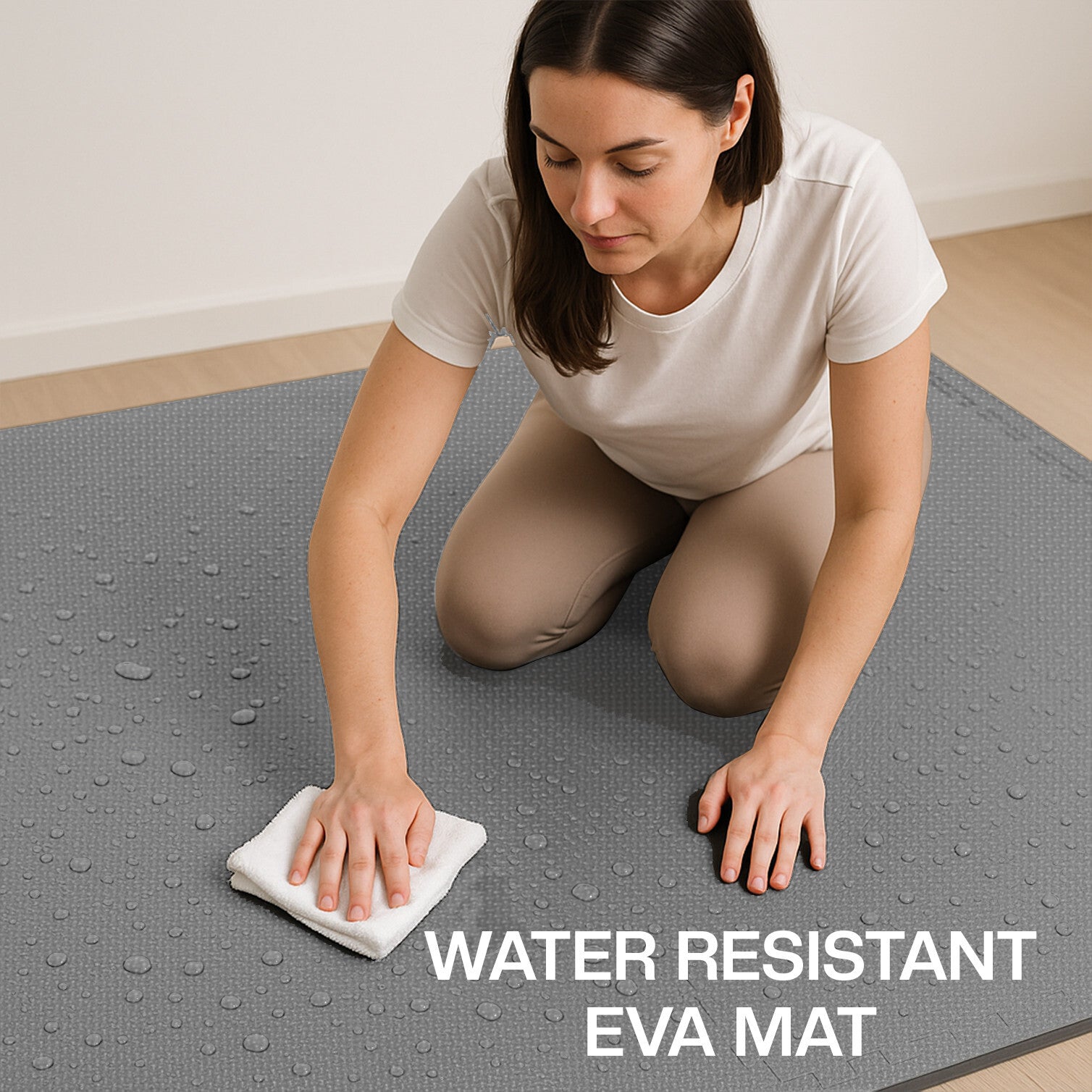 EVA INTERLOCKING FLOOR MATS SOFT FOAM GYM FLOORING MAT YOGA TILES 25 MM 60X60Cm