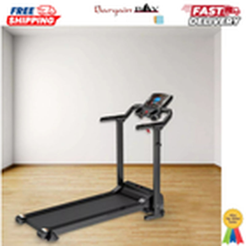 Treadmill Running Electric Machine with Fixed Incline Gym Home Motorized Folding