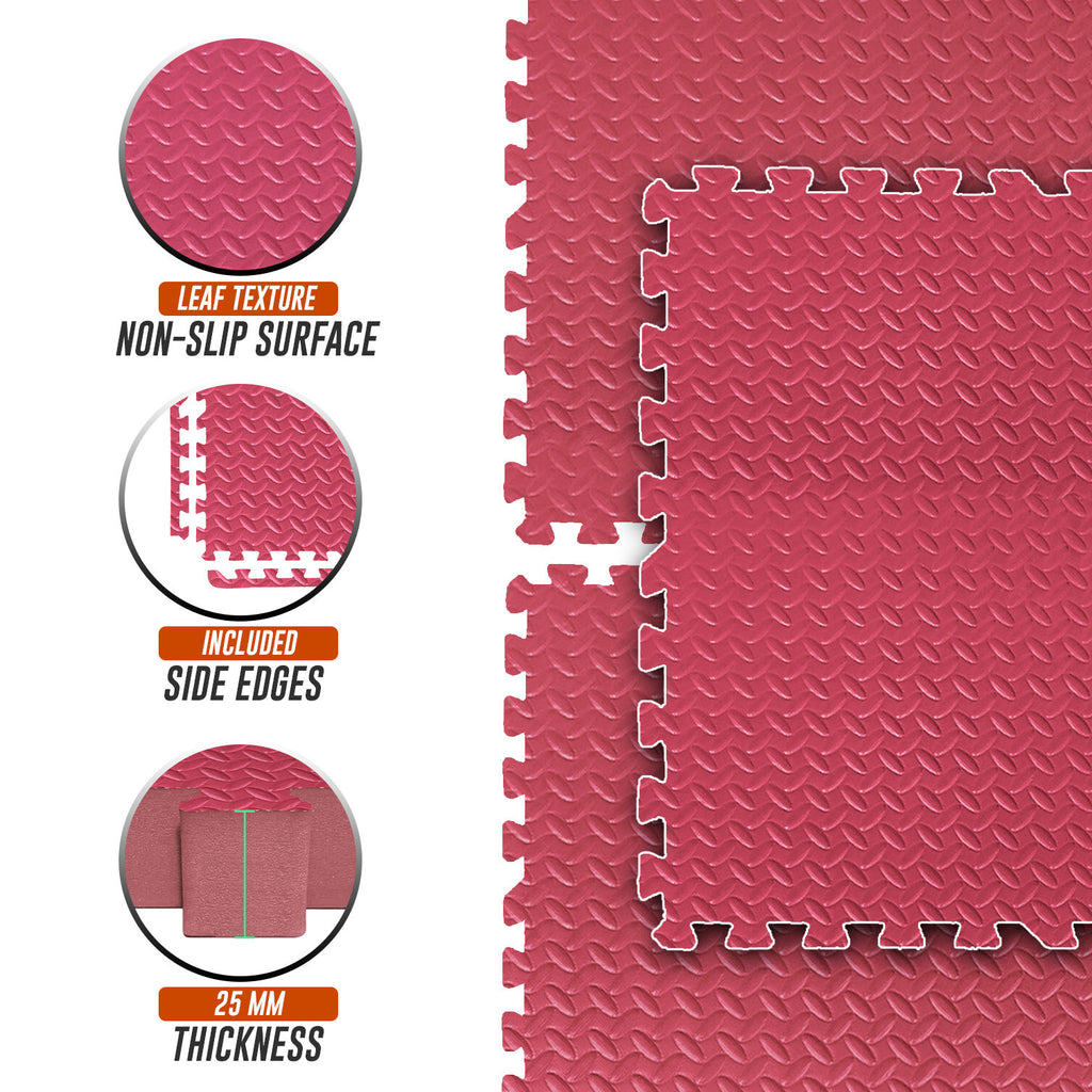 EVA INTERLOCKING FLOOR MATS SOFT FOAM GYM FLOORING MAT YOGA TILES 25 MM 60X60Cm