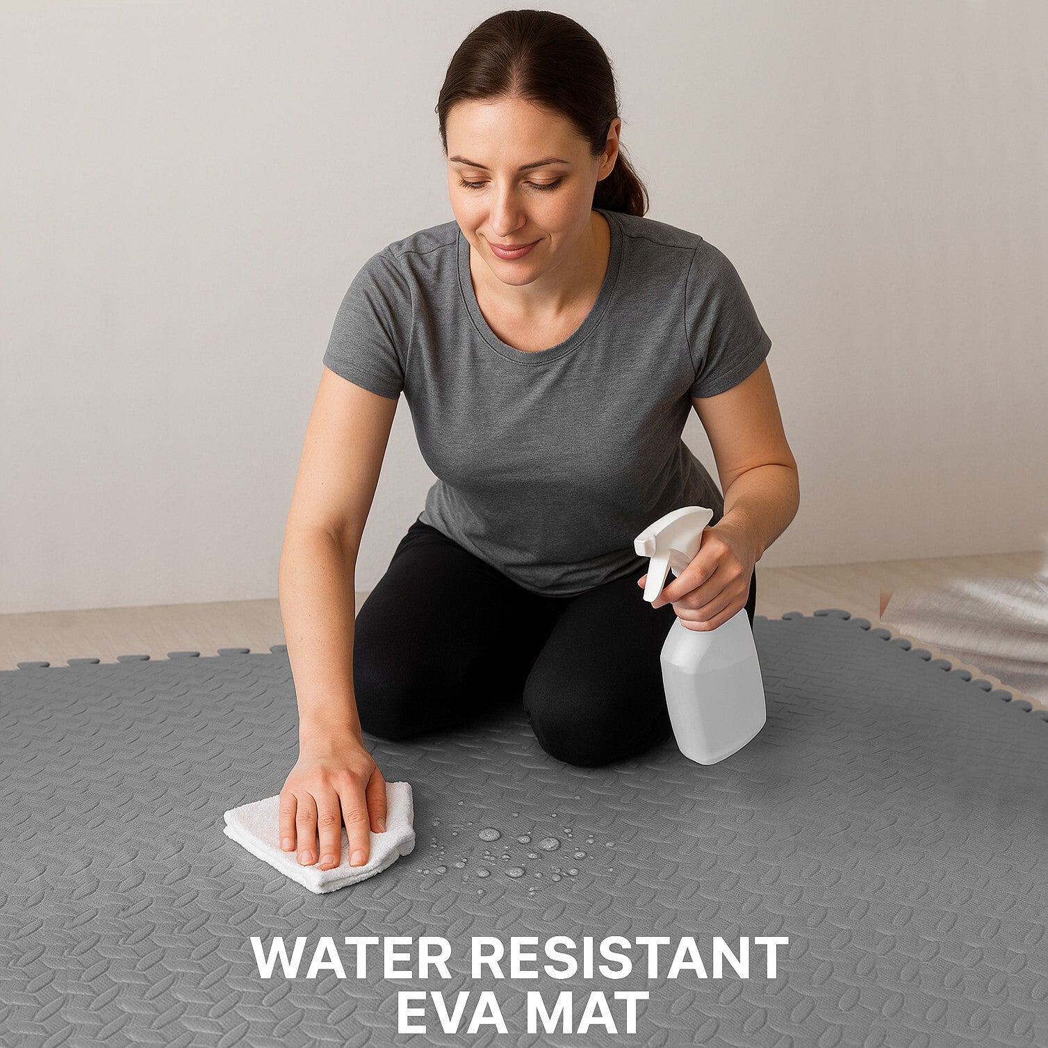 EVA INTERLOCKING FLOOR MATS SOFT FOAM GYM FLOORING MAT YOGA TILES 25 MM 60X60Cm