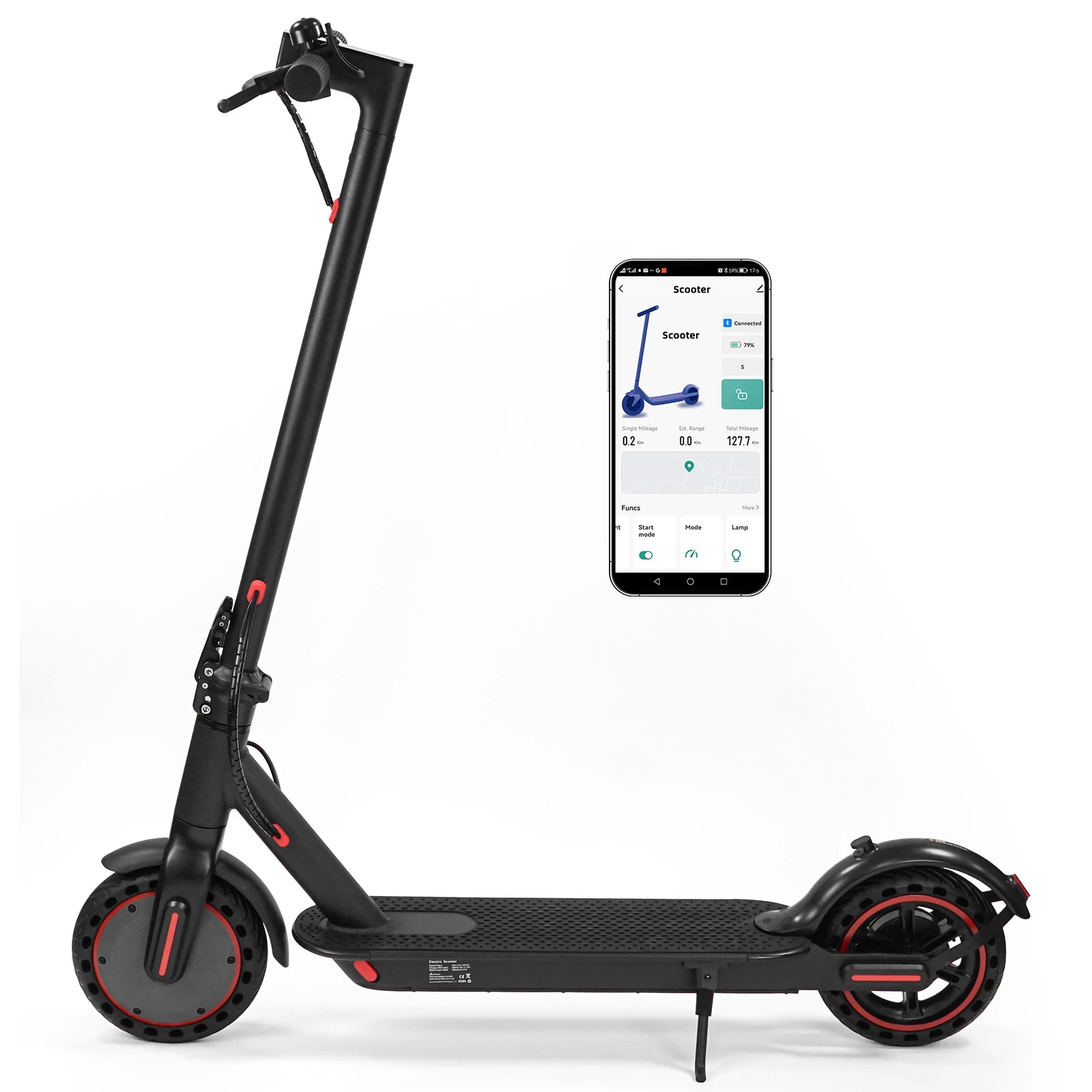 [EU DIRECT] WQ-W4 Pro Electric Scooter 36V 10Ah Battery 350W Motor Recommended Top Speed 25KM/H 8.5Inch Tires 25KM/H Top Speed 25-30KM Max Mileage Range 120KG Max Load Folding E-Scooter XIAOMI M365