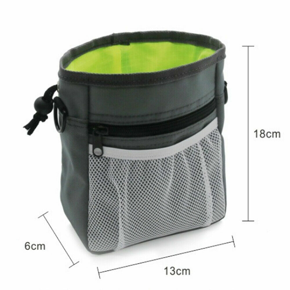 Dog Training Walking Pouch Treat Storage Bag Dispenser Obedience Snack Holder UK