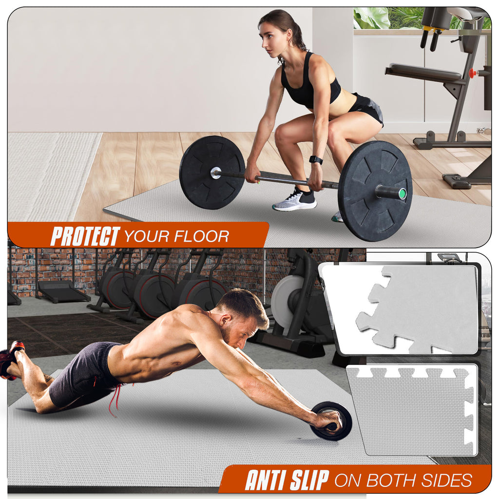 EVA INTERLOCKING FLOOR MATS SOFT FOAM GYM FLOORING MAT YOGA TILES 25 MM 60X60Cm